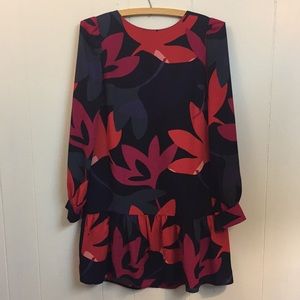 EUC LOFT Mini Drop-waist Dress